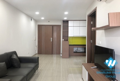 Two-bedroom apartment for rent, fully furnished, new high floor, beautiful view of lake and golf course